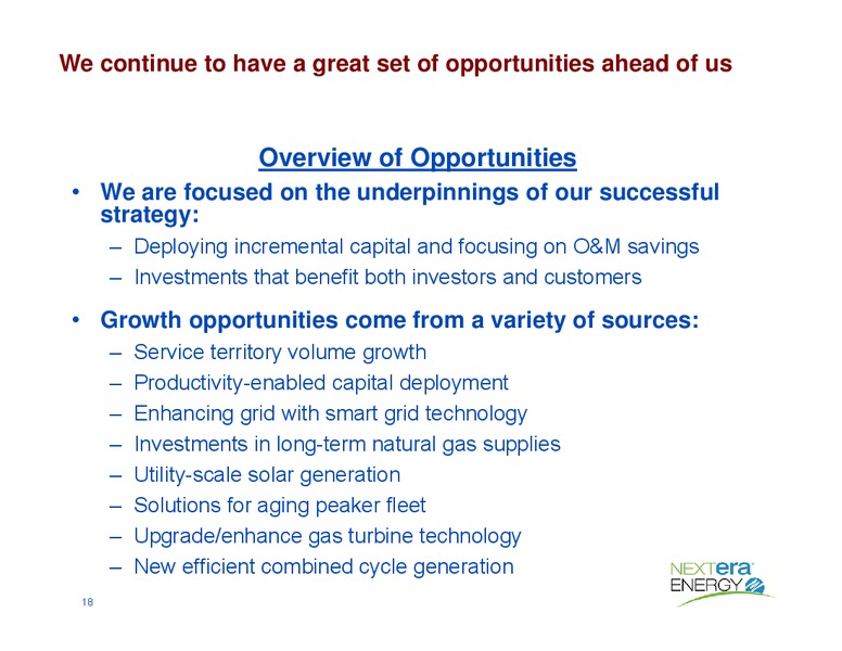 May 2015 Investor Presentation – Nextera Energy Partners Lp – slide 18