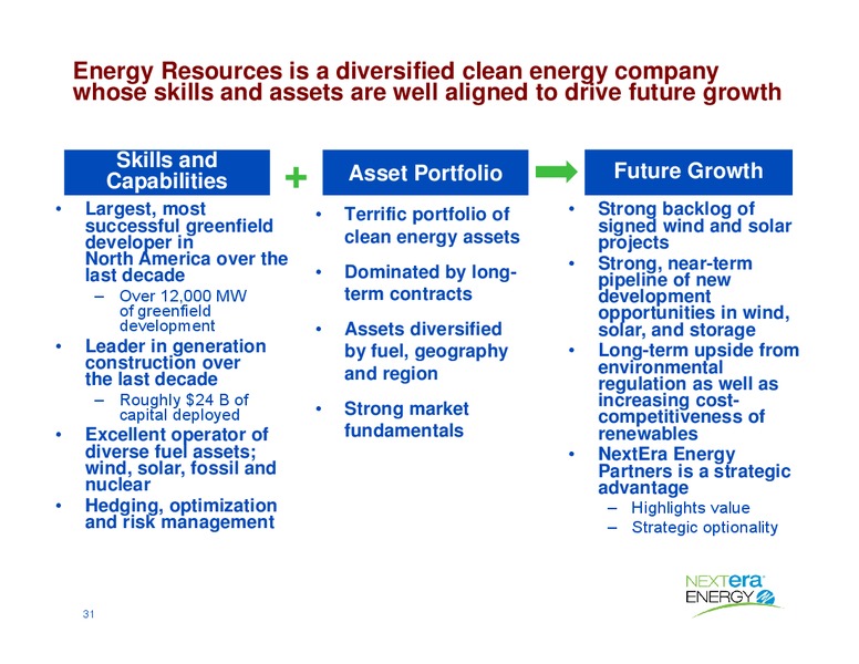 May 2015 Investor Presentation – Nextera Energy Partners Lp – slide 31