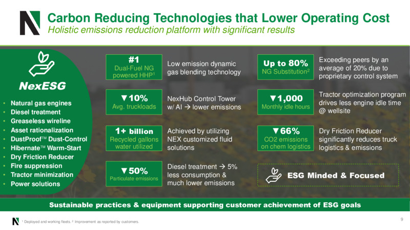 September 2020 Investor Presentation – Nextier Oilfield Solutions – slide 8