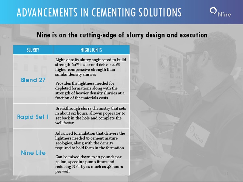 Credit Suisse Conference – Nine Energy Service – slide 10