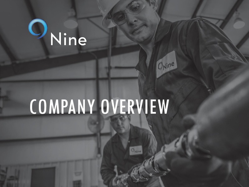 August 2018 Investor Presentation – Nine Energy Service – slide 2