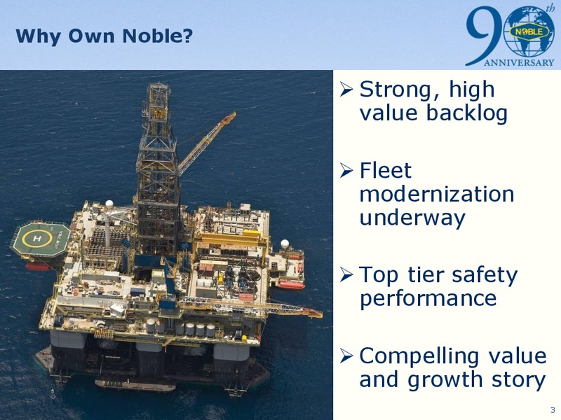 HOWARD WEIL 39TH ANNUAL ENERGY CONFERENCE – Noble Corporation plc – slide 2