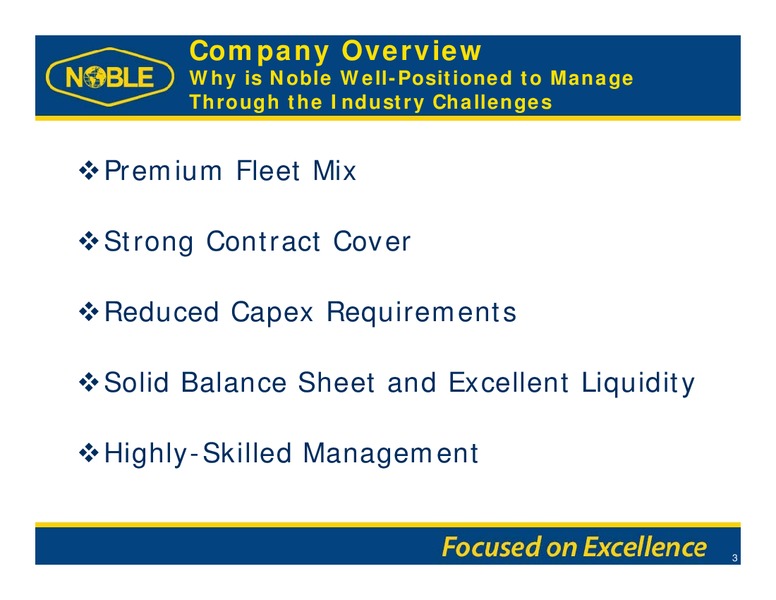 GHS 100 ENERGY CONFERENCE – Noble Corporation plc – slide 2