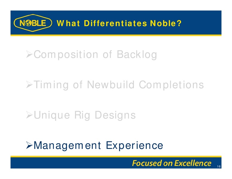 GHS 100 ENERGY CONFERENCE – Noble Corporation plc – slide 15