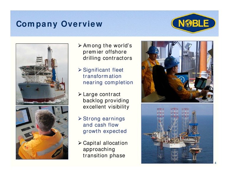 GHS 100 ENERGY CONFERENCE – Noble Corporation plc – slide 3