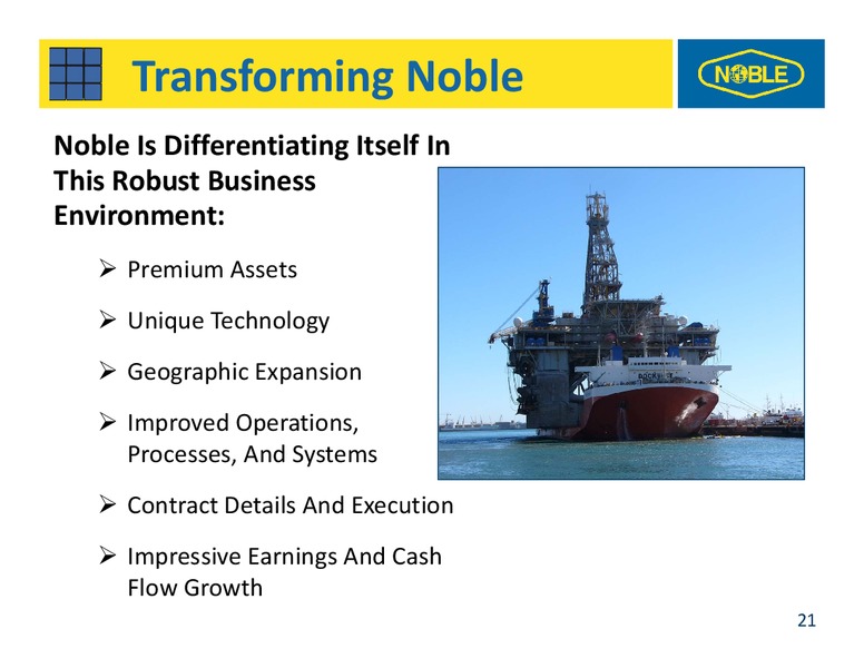 BARCLAYS CAPITAL CEO ENERGY POWER CONFERENCE – Noble Corporation plc – slide 20