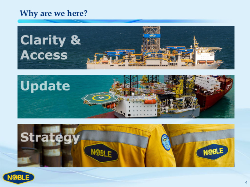 Welcome to Dinner with Noble Corporation – Noble Corporation plc – slide 3
