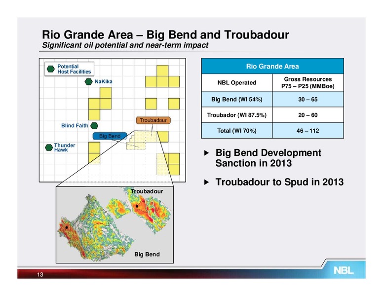 Q4 2012 Supplemental Information – Noble Energy, Inc. – slide 12