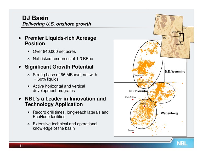 February 2012 Credit Suisse Energy Summit – Noble Energy, Inc. – slide 11