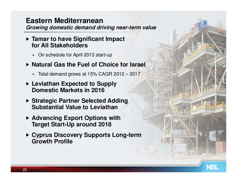 Howard Weil 41st Annual Energy Conference – Noble Energy, Inc. – slide 19
