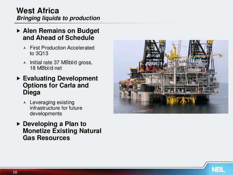 Citi Global Energy and Utilities Conference – Noble Energy, Inc. – slide 9