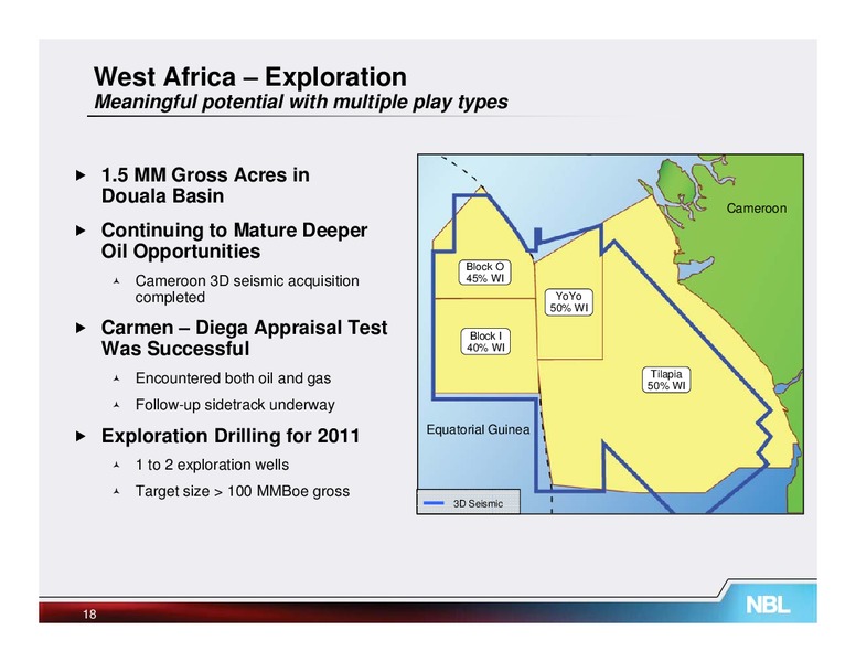 UBS Global Oil and Gas Conference – Noble Energy, Inc. – slide 18