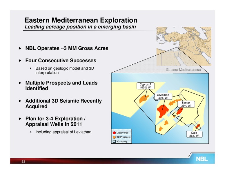 UBS Global Oil and Gas Conference – Noble Energy, Inc. – slide 22