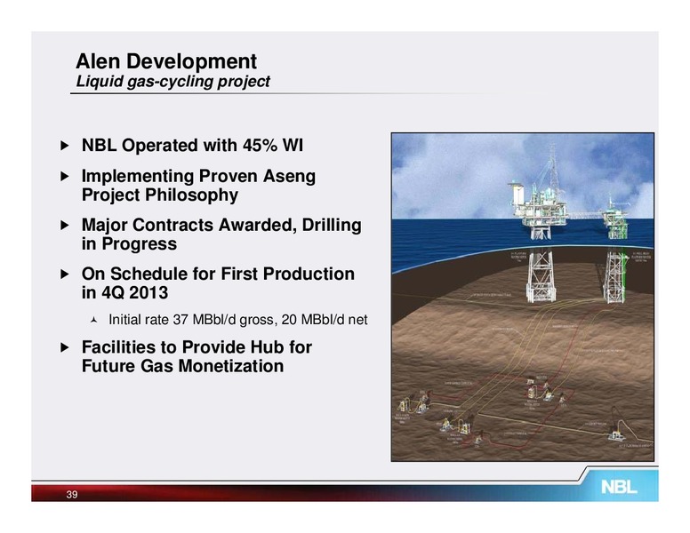 June 2012 Investor Meetings – Noble Energy, Inc. – slide 39
