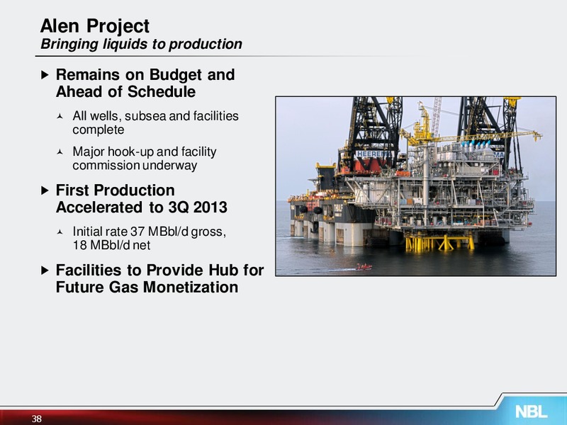 June 2013 Investor Meetings – Noble Energy, Inc. – slide 38
