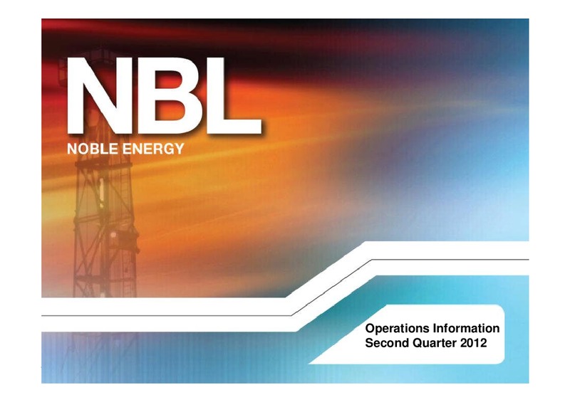 Q2 2012 Operations Information – Noble Energy, Inc. – slide 1