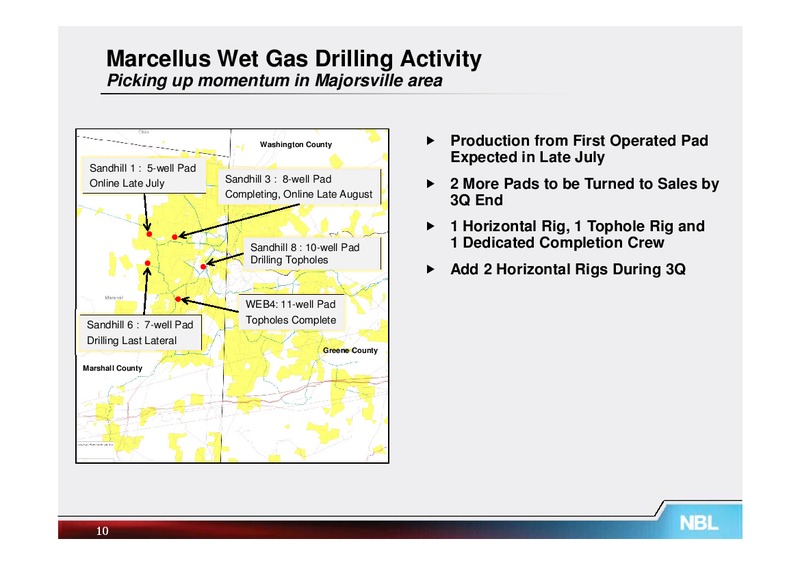Q2 2012 Operations Information – Noble Energy, Inc. – slide 9