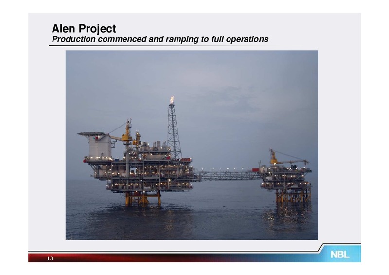 Q2 2013 Supplemental Information – Noble Energy, Inc. – slide 12