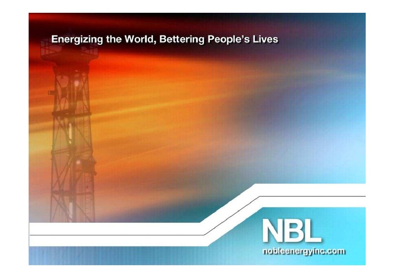 Q2 2013 Supplemental Information – Noble Energy, Inc. – slide 13