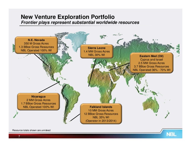 Q3 2012 Supplemental Information – Noble Energy, Inc. – slide 6