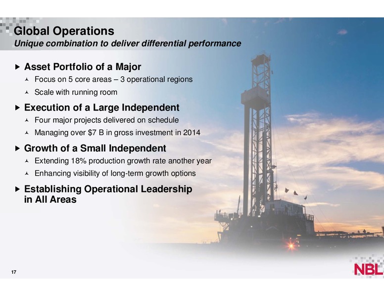 December 2013 Analyst Conference – Noble Energy, Inc. – slide 16
