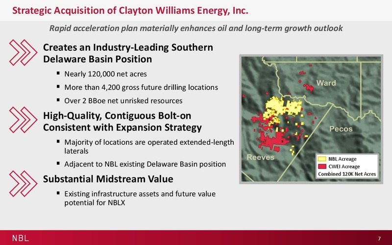 Q4 2016 Results and 2017 Guidance – Noble Energy, Inc. – slide 7