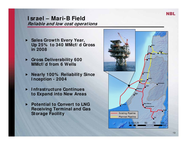 HOWARD WEIL 37TH ANNUAL ENERGY CONFERENCE – Noble Energy, Inc. – slide 13