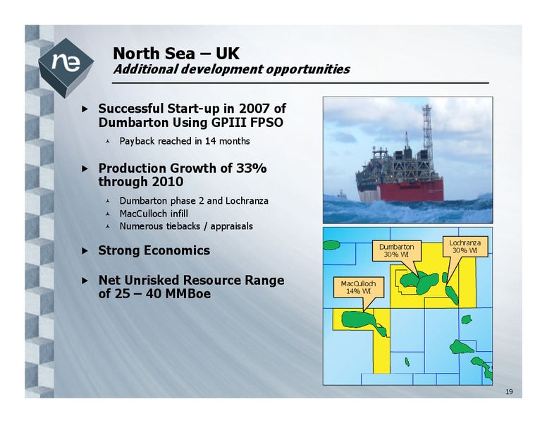 DEUTSCHE BANK ENERGY AND UTILITIES CONFERENCE – Noble Energy, Inc. – slide 19