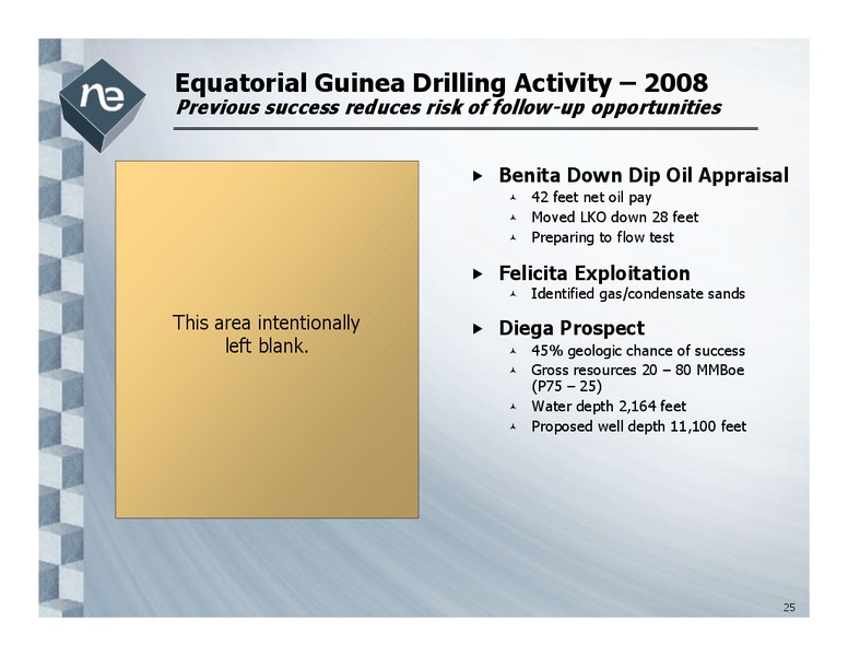 DEUTSCHE BANK ENERGY AND UTILITIES CONFERENCE – Noble Energy, Inc. – slide 25