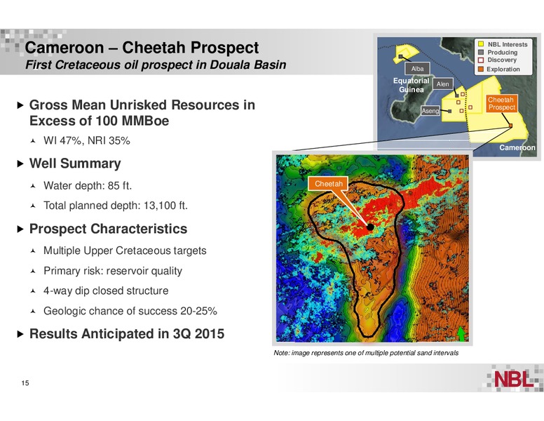 GLOBAL HUNTER 100 CONFERENCE – Noble Energy, Inc. – slide 15