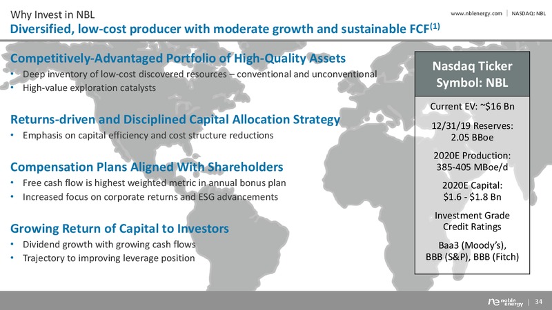 March 2020 Investor Handout – Noble Energy Partners – slide 34