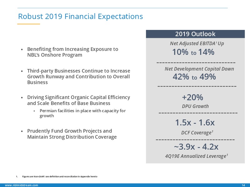 2Q 2019 Earnings Presentation – Noble Midstream Partners LP – slide 13