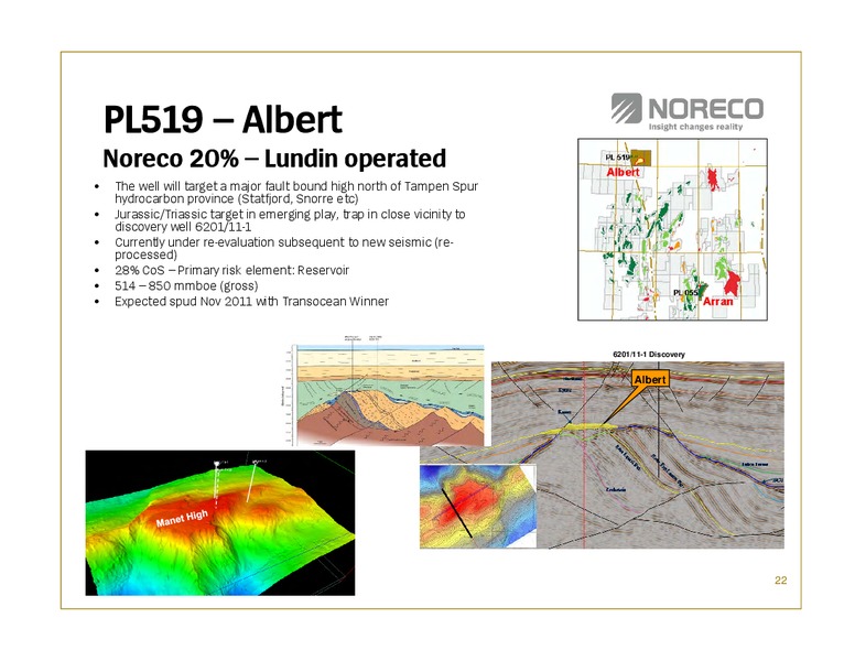 Q4 2010 EARNINGS CALL – Noreco – slide 22