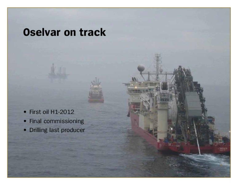 Q4 2011 EARNINGS CALL – Noreco – slide 5