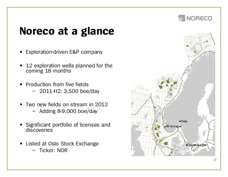 Q! 2012 – Noreco – slide 18