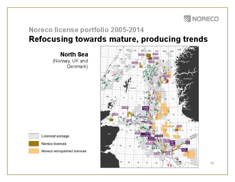 Q2 2014 RESULTS – Noreco – slide 13