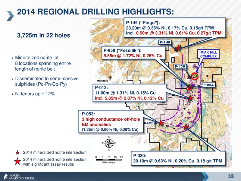 MANIITSOQ NI CU SULPHIDE PROJECT – North American Nickel – slide 17