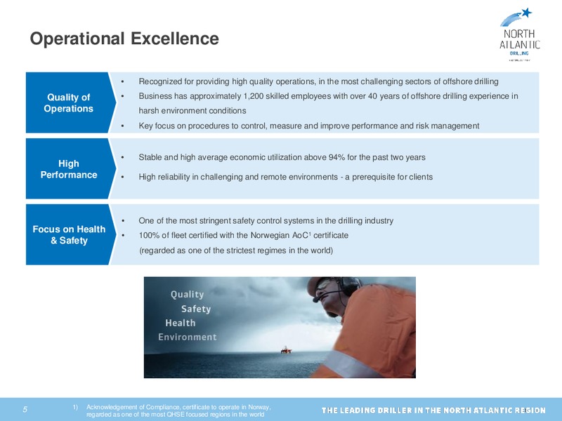 Q1 2015 Earnings Call – North Atlantic Drilling Limited – slide 4