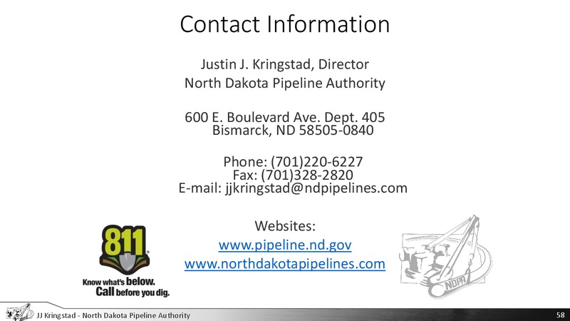 EmPower ND Commission – North Dakota Pipeline Authority – slide 58
