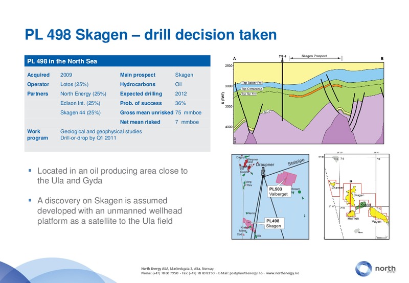 JANUARY 2011 INVESTOR PRESENTATION – North Energy – slide 12