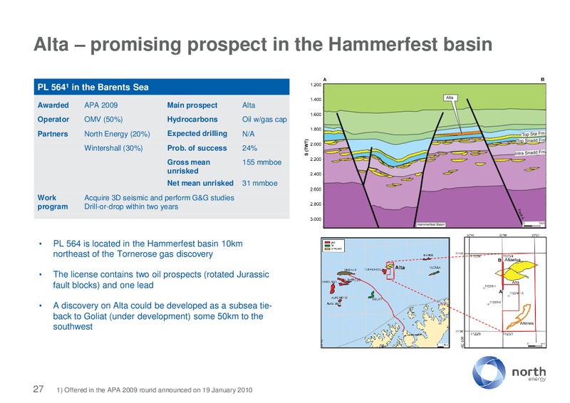 STOCKHOLM – North Energy – slide 27