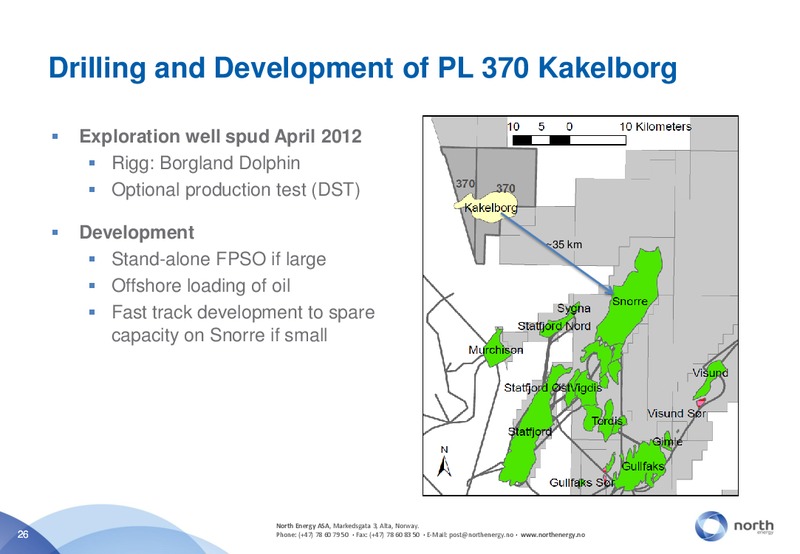 APRIL 2012 INVESTOR PRESENTATION – North Energy – slide 26