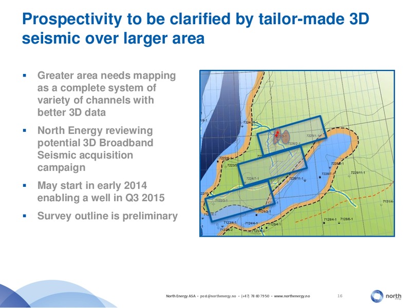 Q2 2013 EARNINGS CALL – North Energy – slide 16