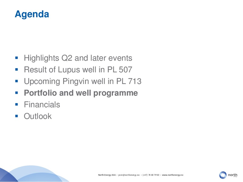 Q2 2014 EARNINGS CALL – North Energy – slide 14