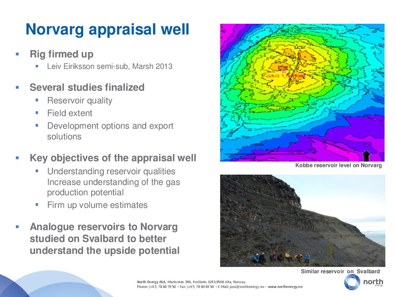 Q3 2012 – North Energy – slide 20