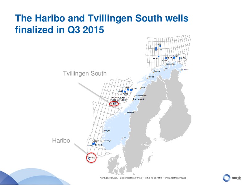 Q3 2015 Corporate Update – North Energy – slide 12