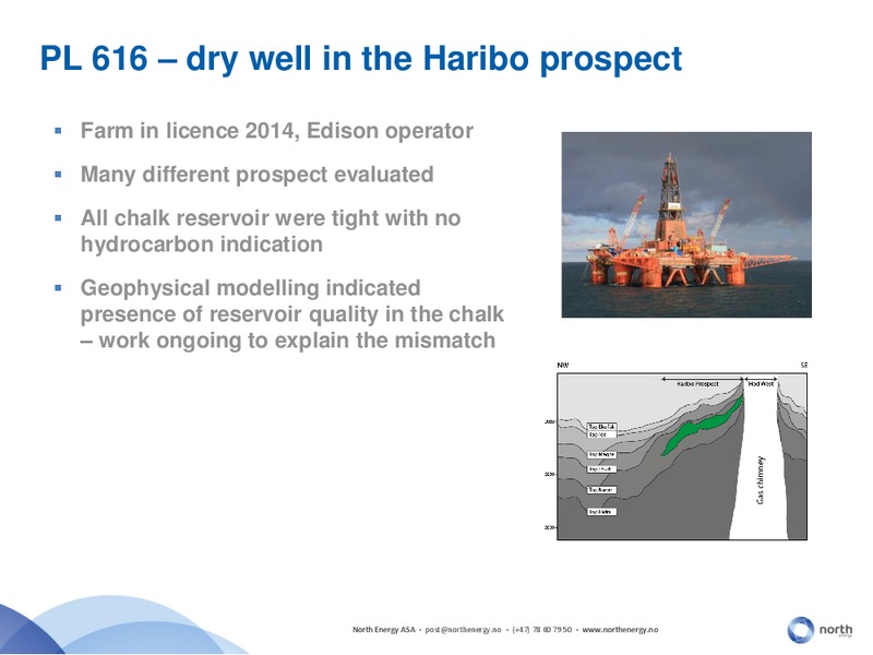 Q3 2015 Corporate Update – North Energy – slide 14