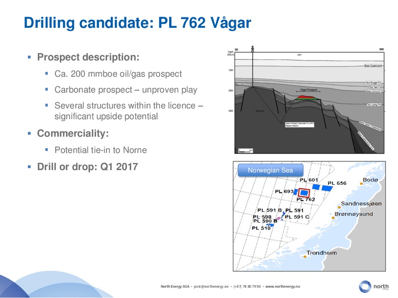 Q3 2015 Corporate Update – North Energy – slide 16