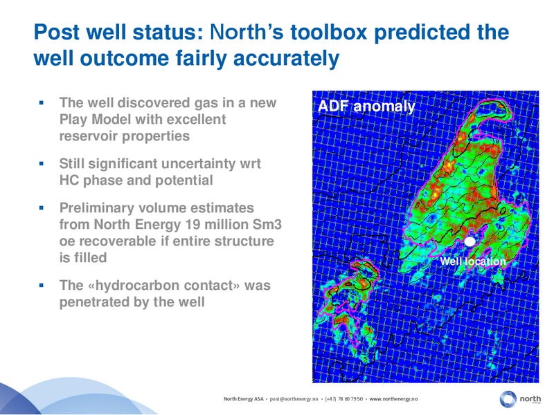 Q3 2014 EARNINGS CALL – North Energy – slide 8
