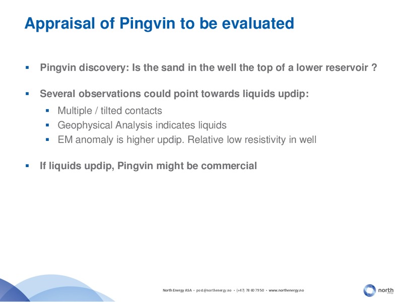 Q3 2014 EARNINGS CALL – North Energy – slide 10